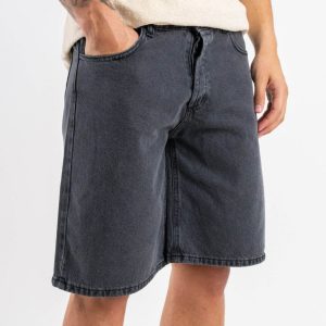 Bermuda in jeans baggy BK30 Grigio