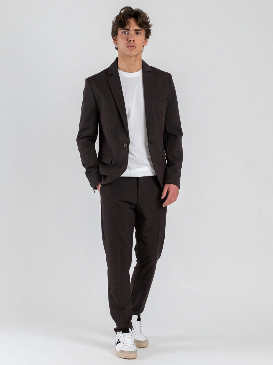 IMPERIAL Pantalone chinos da abito con gamba lunga PD3JLBQ Caffè - immagine 3