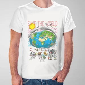 T-shirt "Save the world"